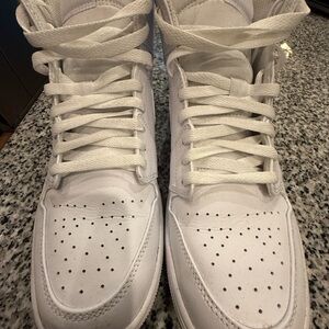 Jordan High-Top Athletic Shoes in White